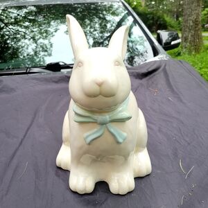 Ceramic Bunny Rabbit Cookie Jar